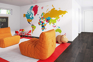 Мягкое  бескаркасное кресло ДеФранс для детской 